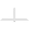 Ekena Millwork Eugene Architectural Grade PVC Gable Bracket, 96"W x 44"H x 6"D x 6"F, 11/12 Pitch GBP096X44X0606EUG00 - alternate 4